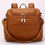 Miniature : Pu Leather Diaper Backpack for Women