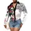 Thumbnail: Design Plus Size  Floral  Irregular Shirt