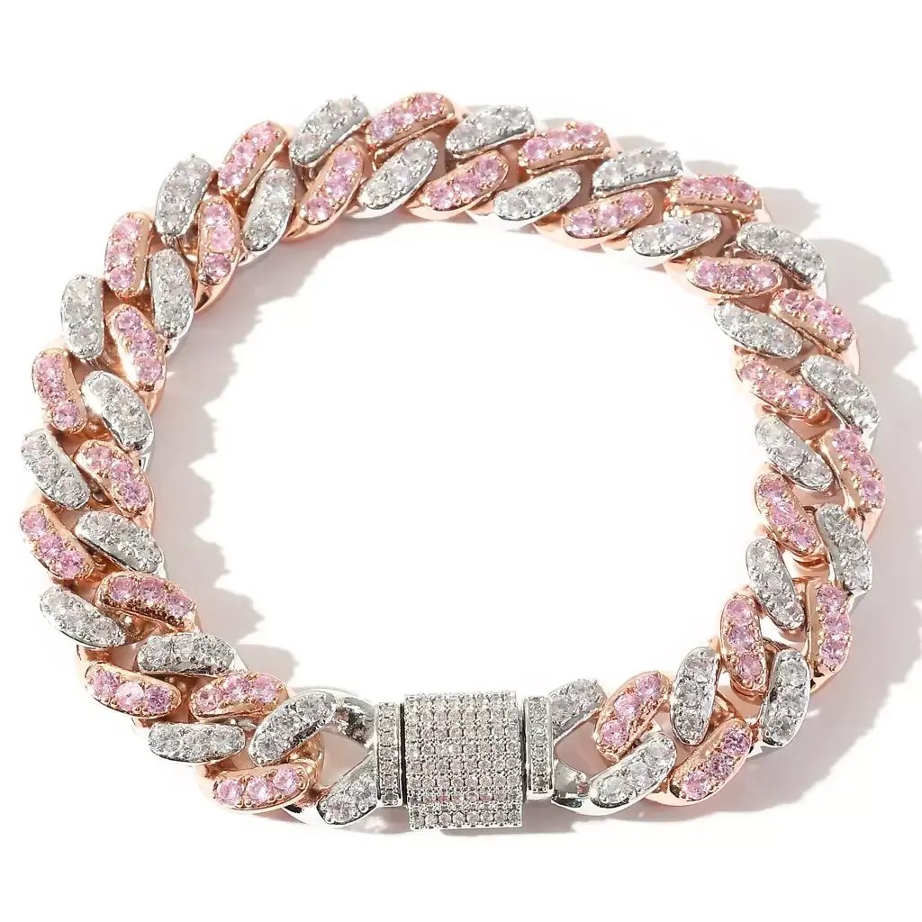 Luxury Iced Out Crystal CZ Diamond  Bracelet Bangles