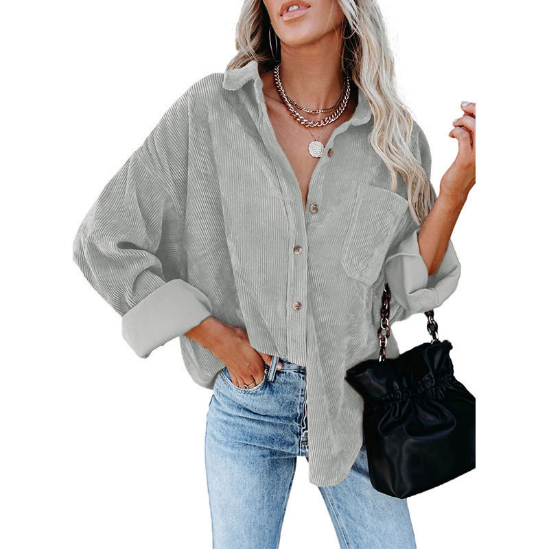Thumbnail: Long Sleeve Shirt Woman Jacket and Coat