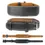 Thumbnail: Leather Gym Belt Fitness Power Lifting Training Buckle Weightlifting Belt