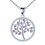 थंबनेल: Sterling Silver Tree of Life Pendant Necklace for Women