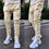 Μικρογραφία: Streetwear Leisure  6 Multi Pocket Stacked Cargo Track Pants Men