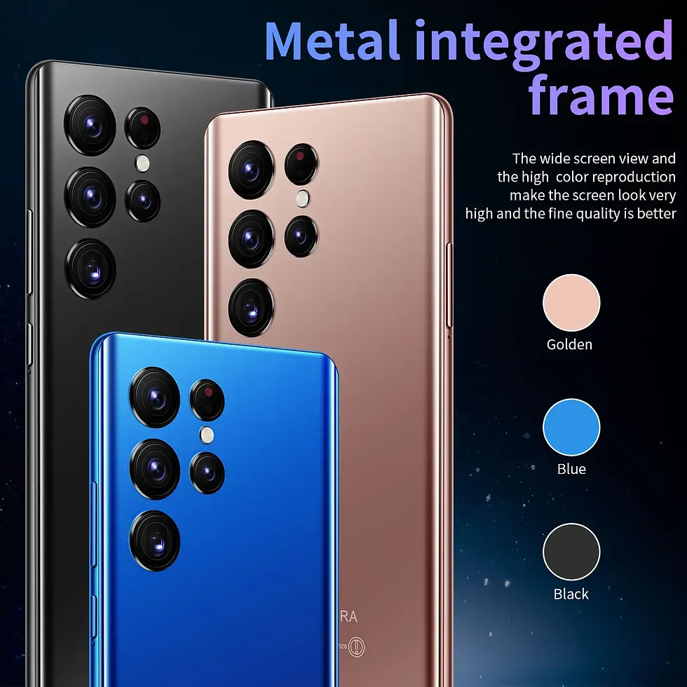 Thumbnail: S23 ULTRA Original 7.3 Inch 16GB+1TB 48MP+100MP Android 12 Smart Phones