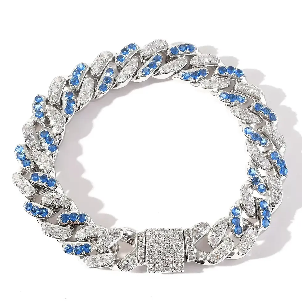 Thumbnail: Luxury Iced Out Crystal CZ Diamond  Bracelet Bangles