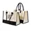 Thumbnail: Canvas Tote Bag With Letter Printed