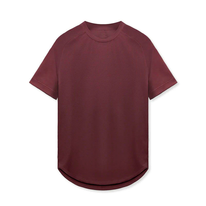 Thumbnail: Quick Dry Solid Color Breathable Blank Polyester Gym Tshirt Men