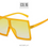 Miniatura: Trendy One Piece Vintage Big Square Frame Oversized Women Men Shades  Sunglasses
