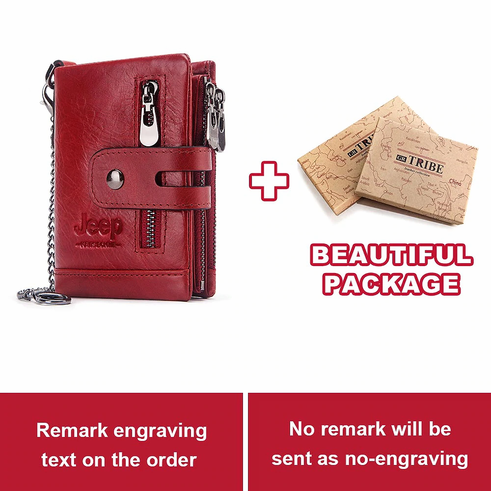 Thumbnail: 100% Genuine Leather Men Wallet Coin Purse