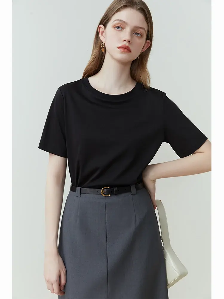 Thumbnail: 100% Cotton Short-Sleeved T-Shirt