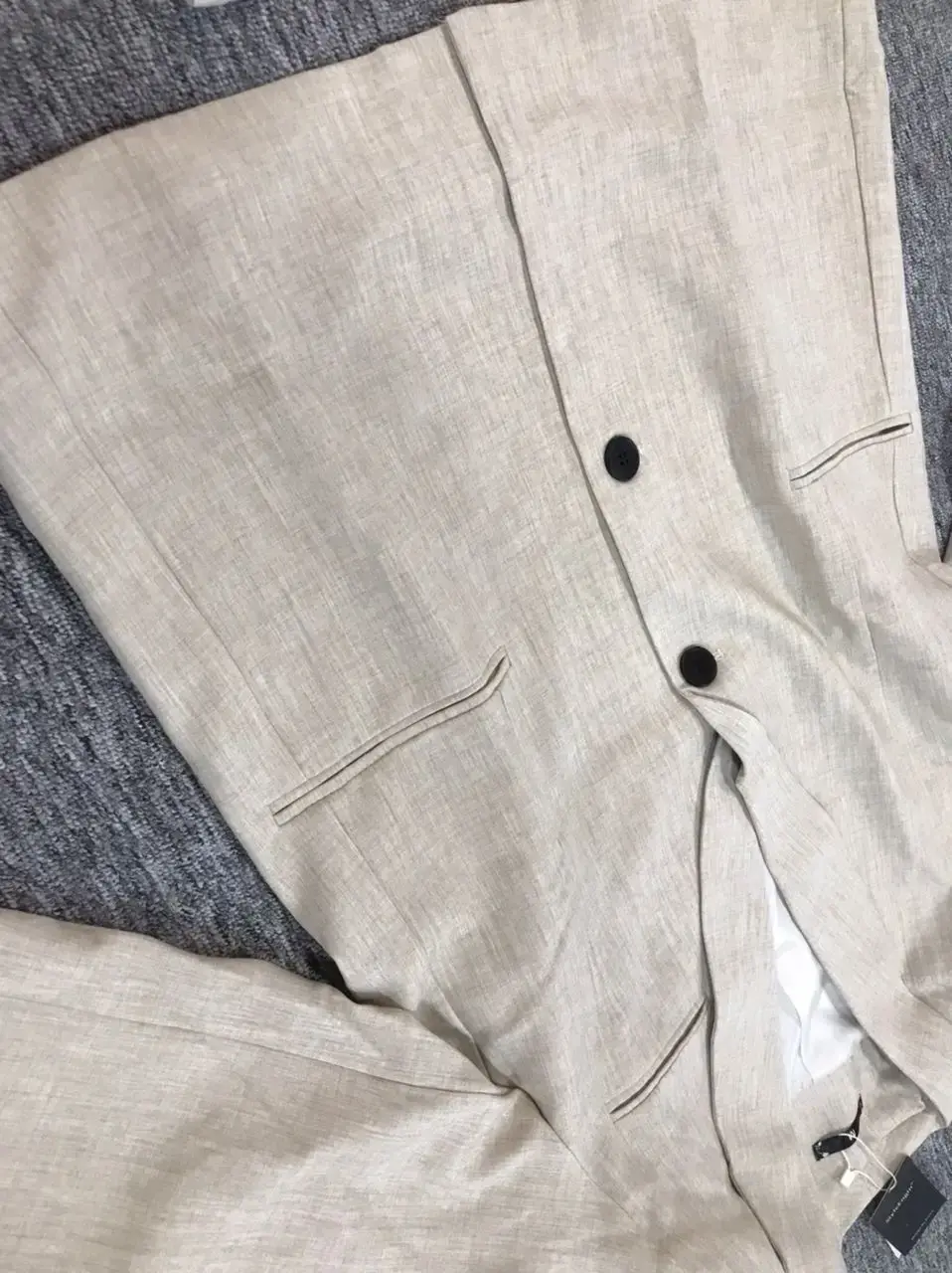 Miniatyrbild: Casual Suit With Wide Leg Pants Three Piece Set