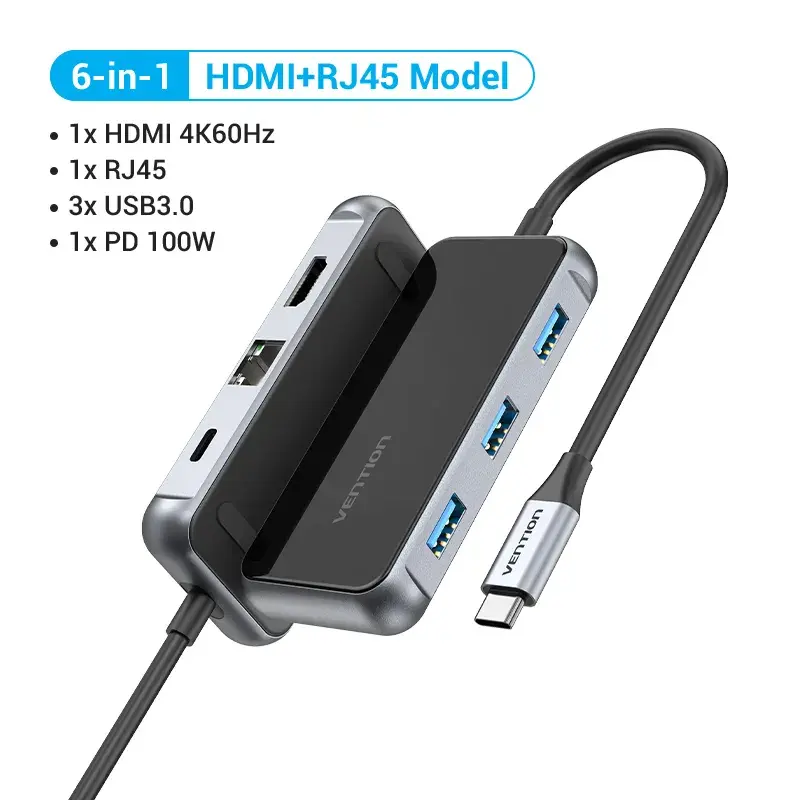 Thumbnail: USB C HUB Type C to USB 3.0 Dock Station