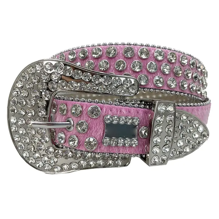 Thumbnail: Rhinestone Belt for Men and Women