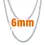 Thumbnail: Real 14K Gold Filled Chain Stainless Steel 3/5/6/8mm  Necklace for Men Women