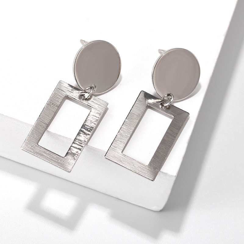 Thumbnail: Big Round Clip Earrings for Women