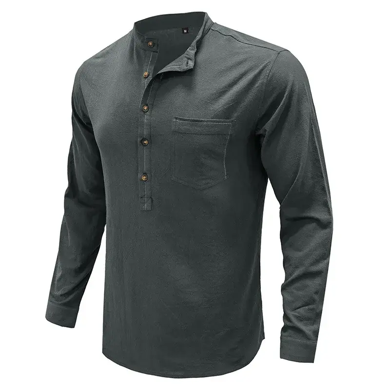 Thumbnail: Long Sleeve Plus Size Men's Shirts