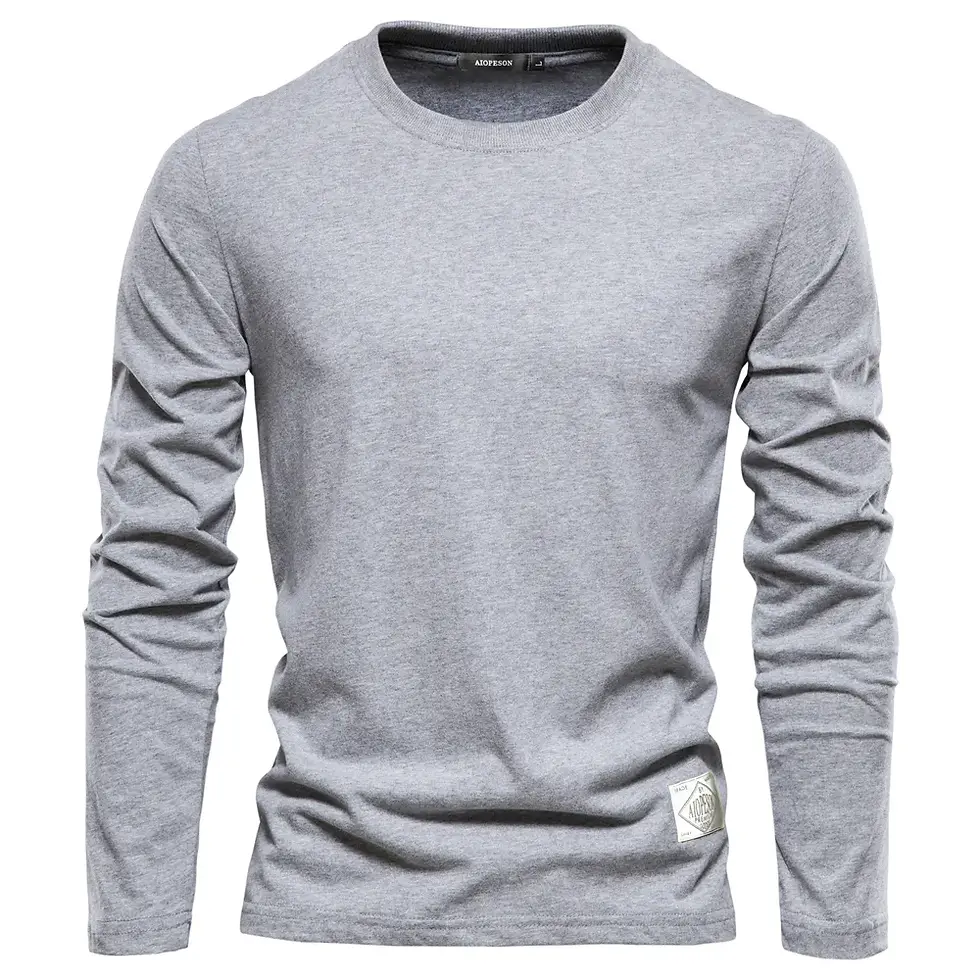Thumbnail: 100% Cotton Long Sleeve T Shirt for Men
