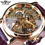 Миниатюра: Winner Transparent  watch Mechanical Skeleton Watch