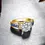 縮圖：Emerald Gold 925 Sterling Silver Diamond Engagment Wedding  Ring