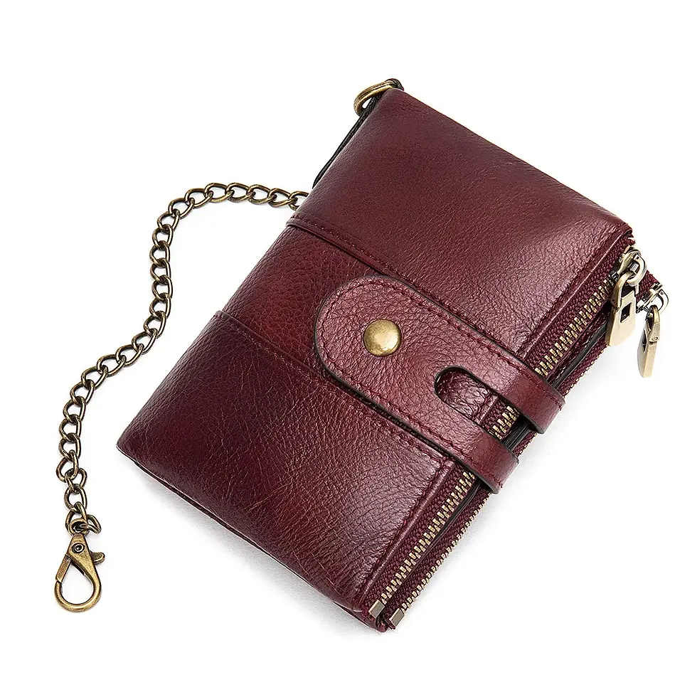 Thumbnail: Genuine Cowhide Leather Luxury Purse for Men