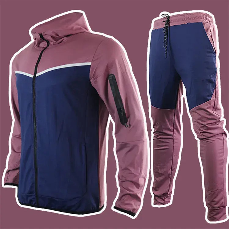 Thumbnail: Men Hoodie Suit Fleeces Sweatsuit