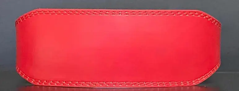 Thumbnail: Leather Gym Belt Fitness Power Lifting Training Buckle Weightlifting Belt