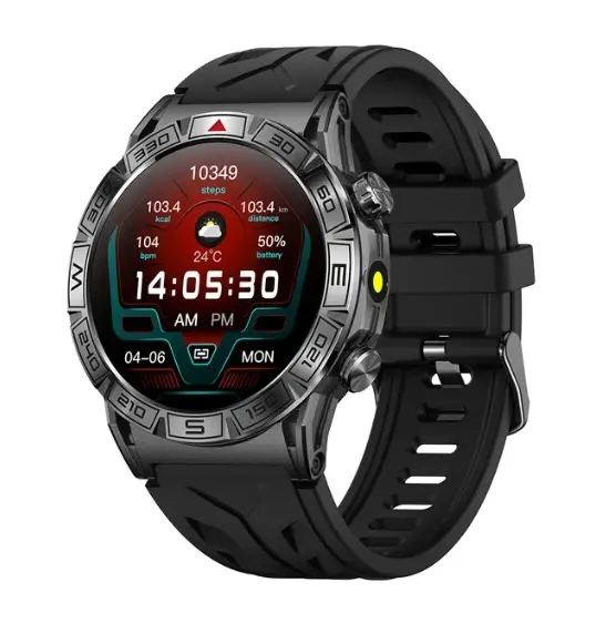 Thumbnail: Men Smart Watch Calls SMS Notification Monitoring GPS Track