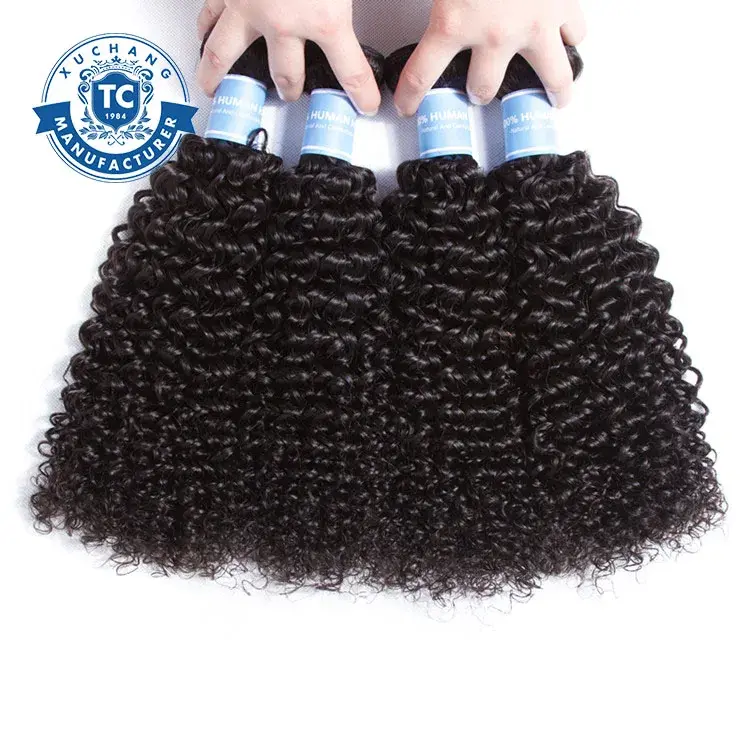 Thumbnail: High Quality Real Indian Afro Kinky Curly Natural Ran Hair Extension