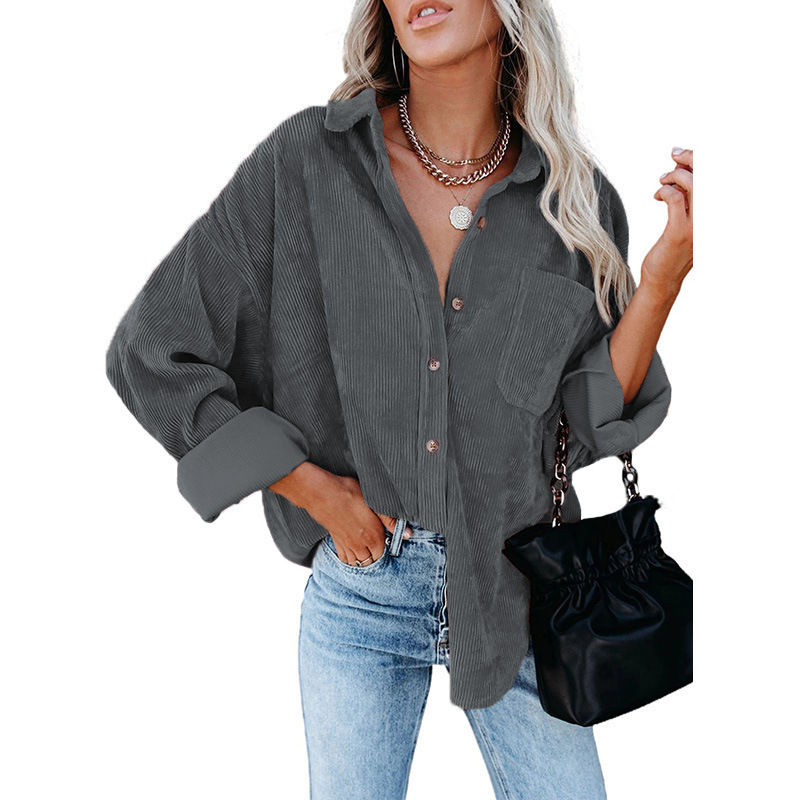 Thumbnail: Long Sleeve Shirt Woman Jacket and Coat