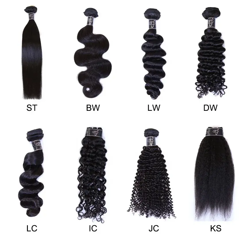Thumbnail: Human Hair Weaves Bundles Top Quality Loc Extension Human Hair