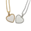 Thumbnail: Necklace Pendant Chains Jewelry Heart Sublimation Photo Pendant  Necklace