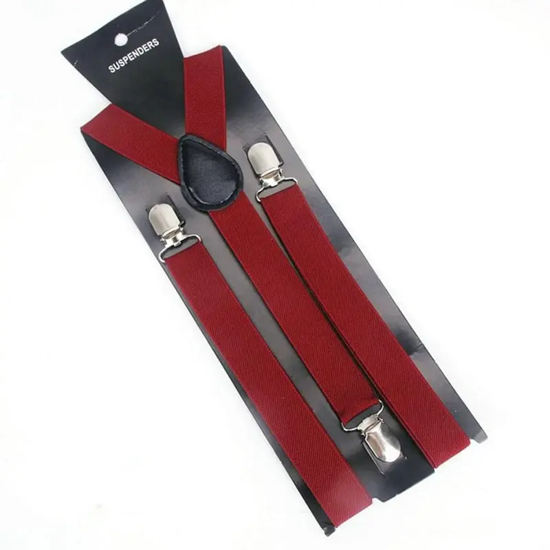 Thumbnail: Elastic Suspender Pajarita Belts for Adults