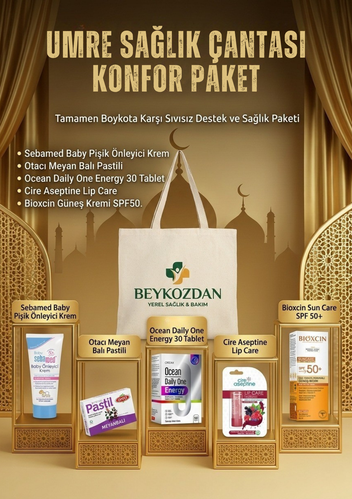 Umre Sağlık Çantası (Konfor Paket)