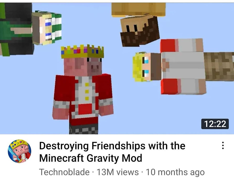technoblade hanging out with dsmp mcyy: destroying friendships with the minecraft gravity mode ft philza, wilbur soot and tommyinnit