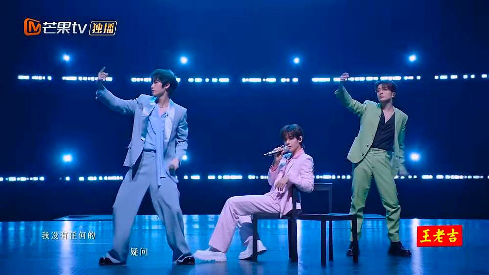 AK Zhang, Nine Gao, and Xevier Bo represented the multi-national boy band, INTO1 in Call Me By Fire Season 5 (2025)