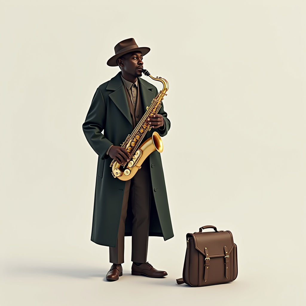 Vintage Street Musician