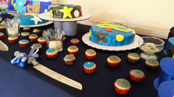 pasteles y mini cupcakes