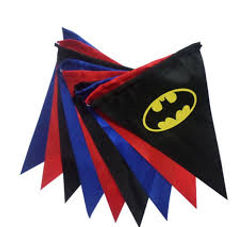 Banderines superHeroes