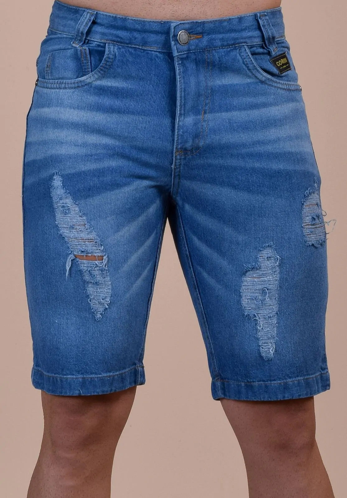 Bermuda Jeans N / Navalhados