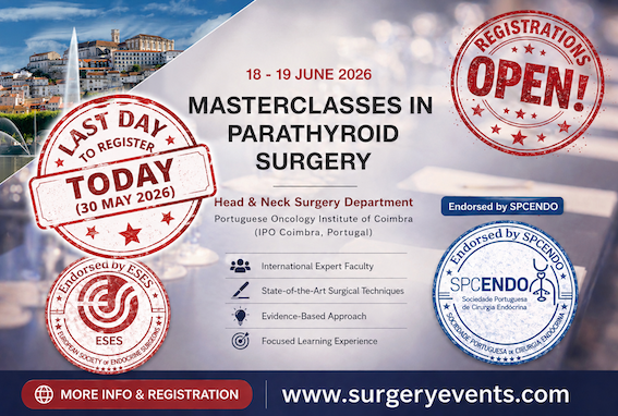 Registration Closes Today: Masterclasses in Parathyroid Surgery 2026