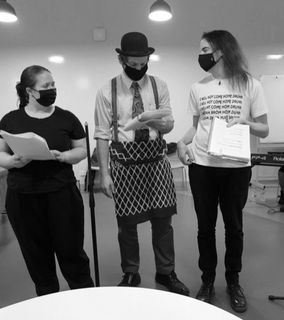 Kirsten, Michael, Ivan at the mic.jpg