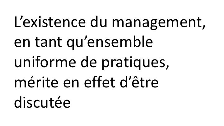 Non, le management n’est pas par essence pervers