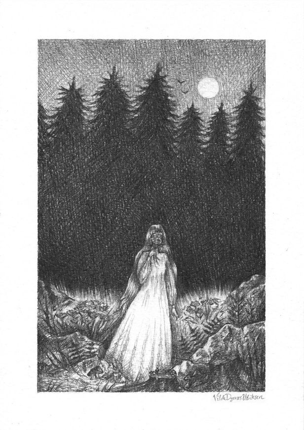 Drawing by artist by Vilde Dyrnes Ulriksen