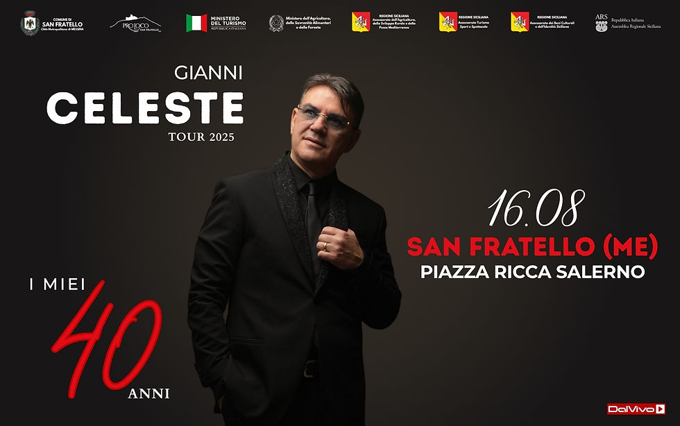 Gianni Celeste - Tour 2025