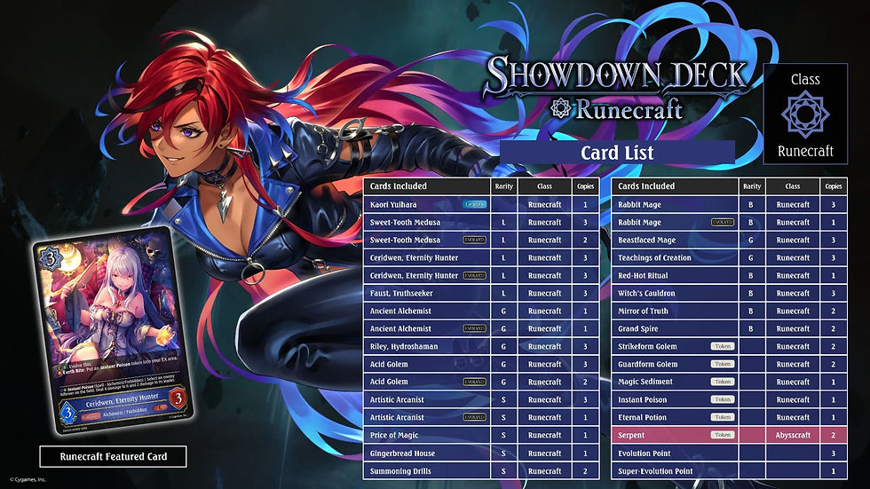 Thumbnail: Runecraft Shadowverse: Evolve English Edition Showdown Deck