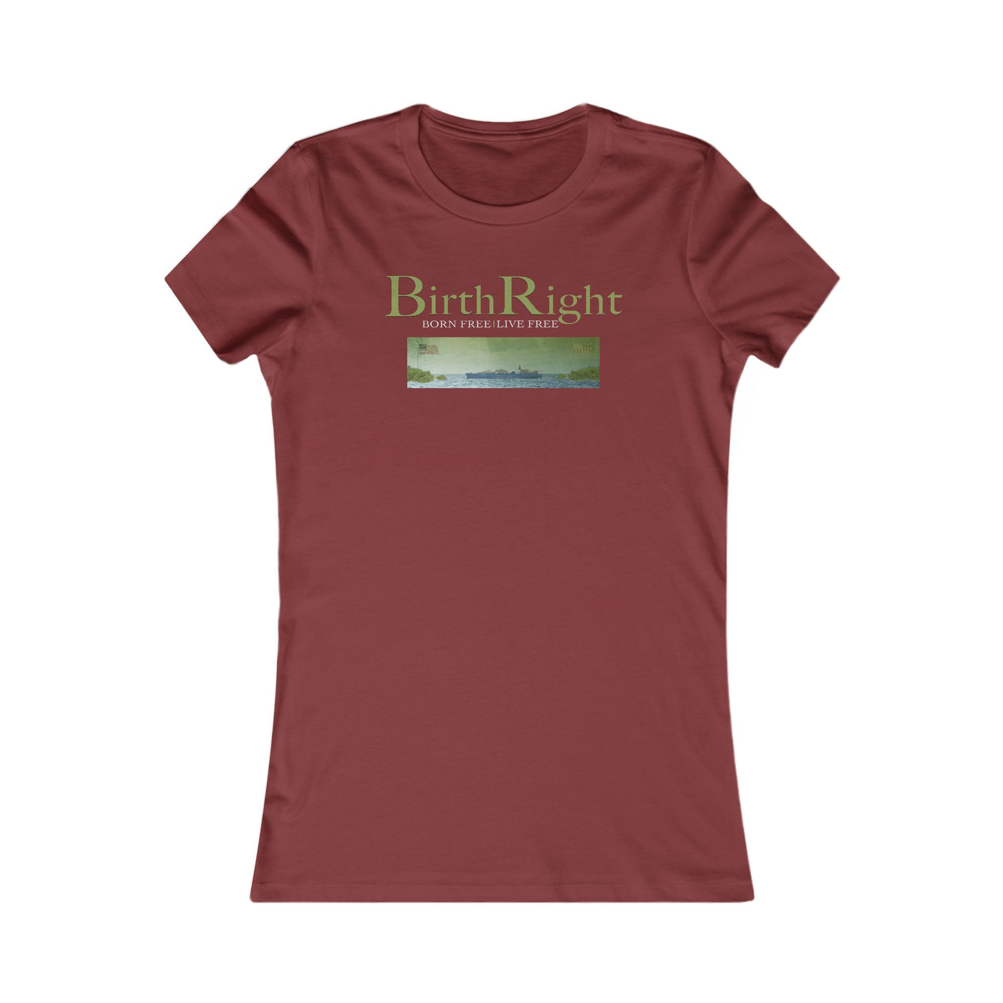 BirthRight Women's Tee Quote On Back-Empowerment Shirt For Freedom Seekers