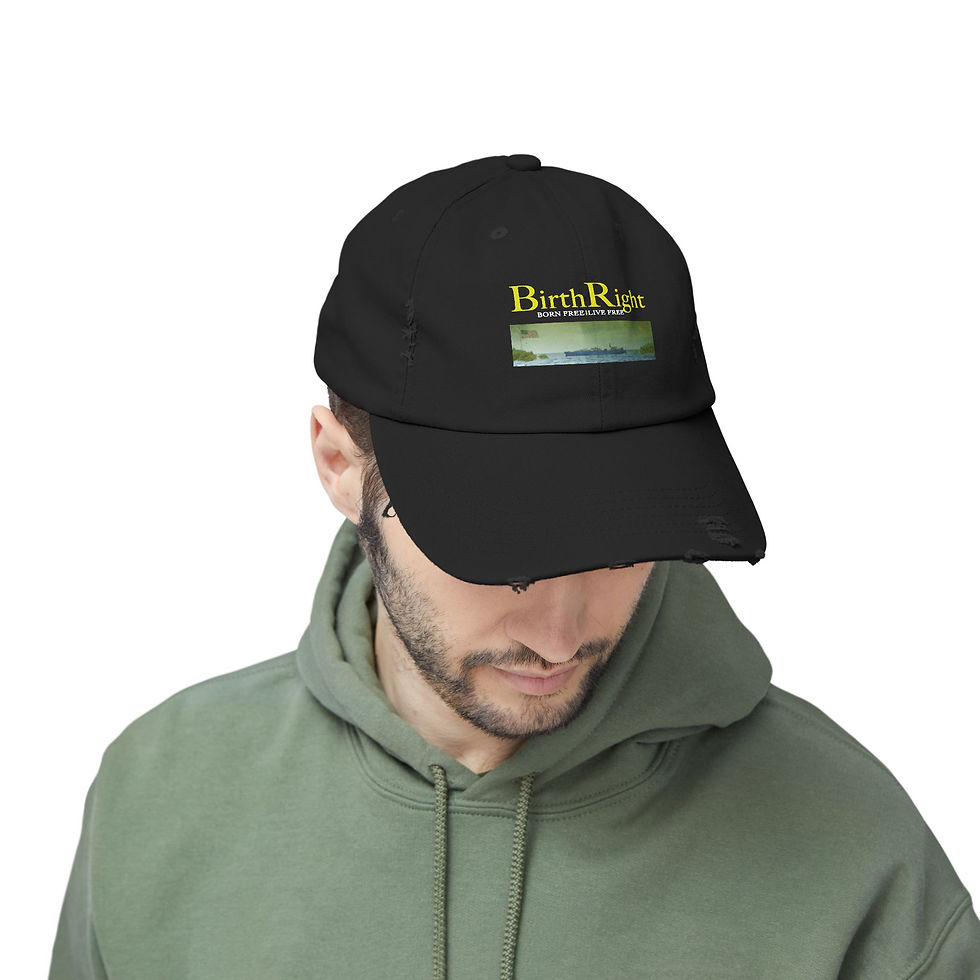 Thumbnail: Unisex Distressed Cap