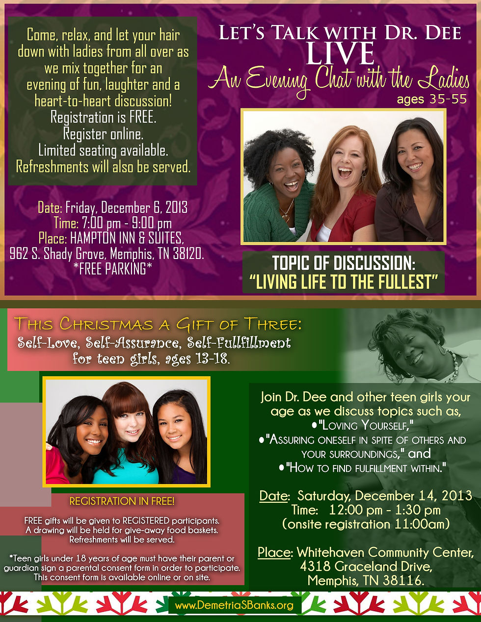 DSB December Event Flyer