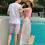 Thumbnail: CS2478 Pink Flora Couple Swimwear