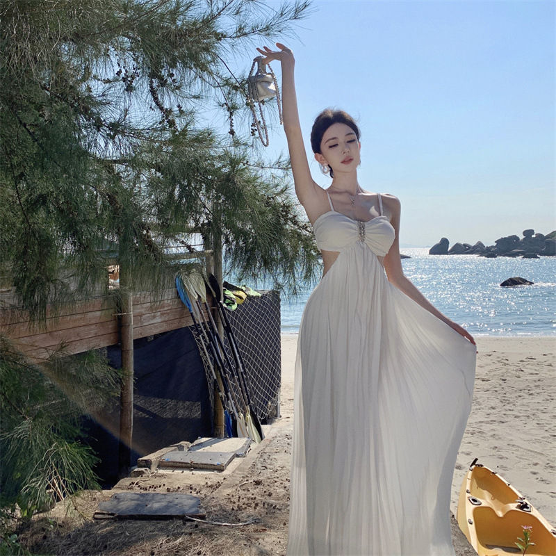 Thumbnail: DS24976 Tube Top White Dress